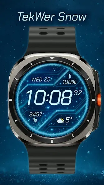 TekWer Snow Watch Face screenshot 1