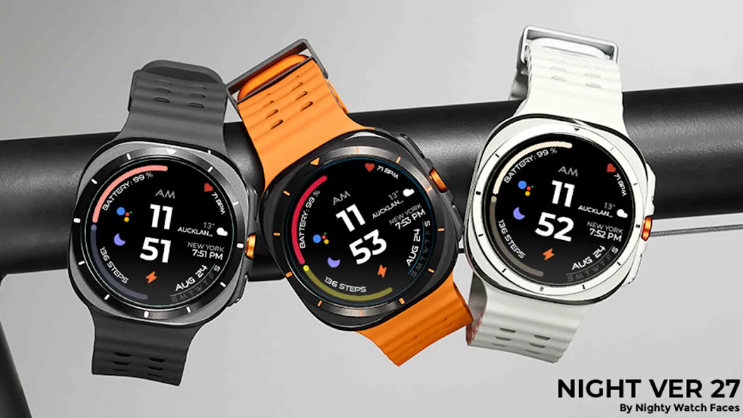 Night ver 27 - watch face screenshot 14