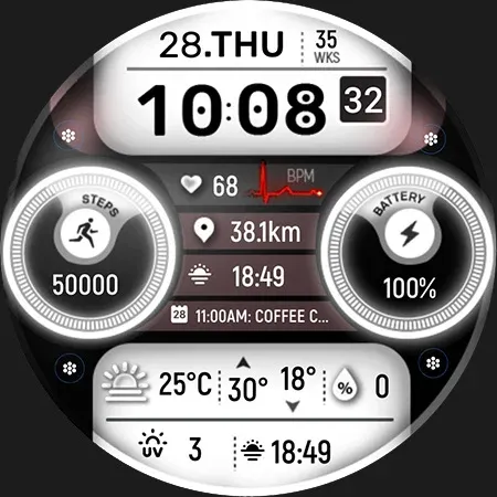 ML2U 297 Watch Face screenshot 31