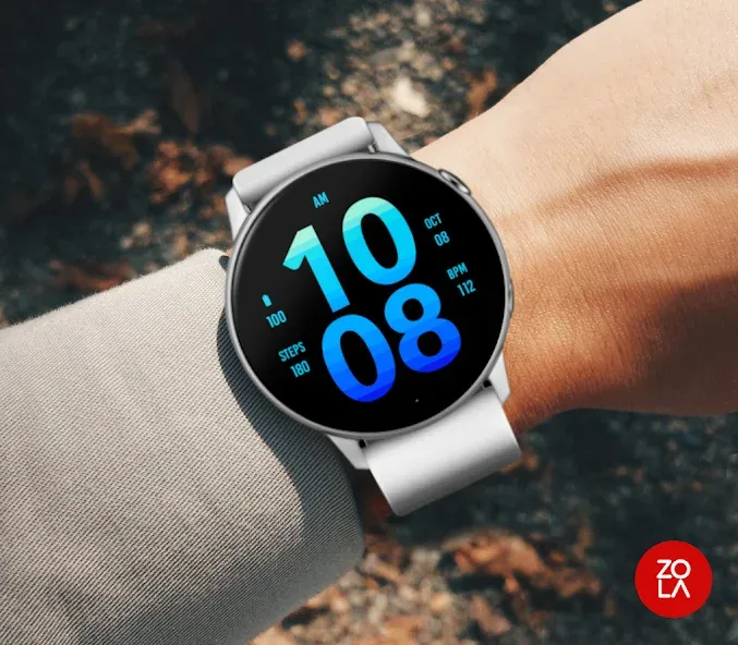 Big Ocean Blue Watch Face screenshot 3