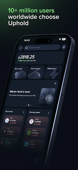 Uphold: Buy BTC, ETH and 300+ screenshot 2
