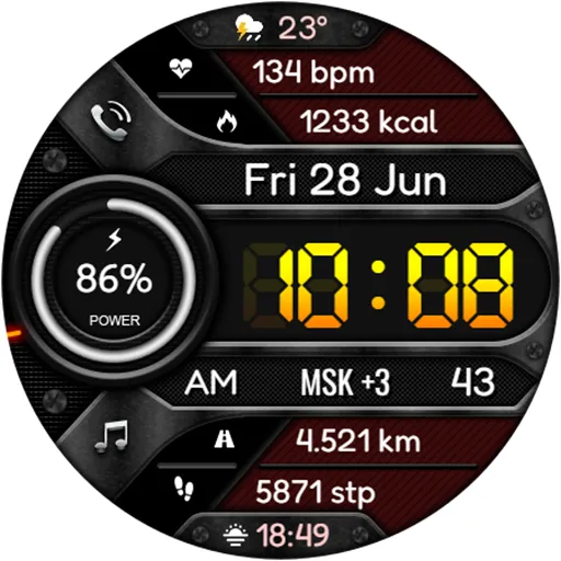 DIGI CORTEX Watch face screenshot 19