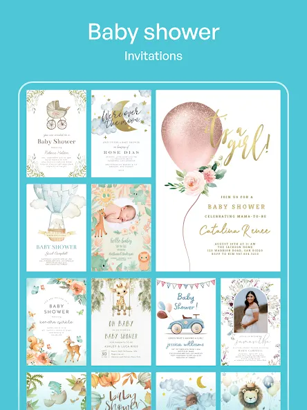 Invitation Maker: Cards & RSVP screenshot 24