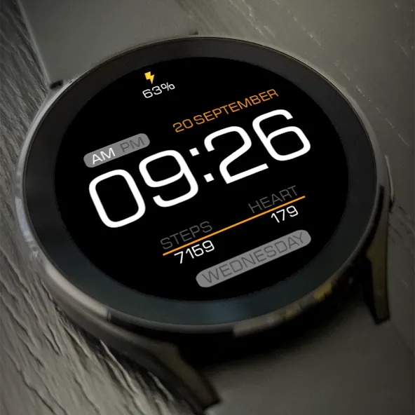 Key057 Digital Watch Face screenshot 2