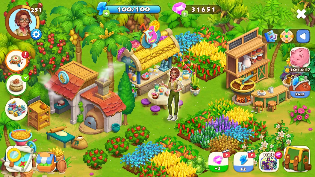 Lost Island:Merge Farm Village screenshot 32