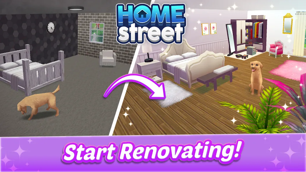 Home Street - Dream House Sim screenshot 2