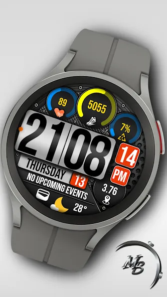Digital Watch Face MB365 screenshot 3