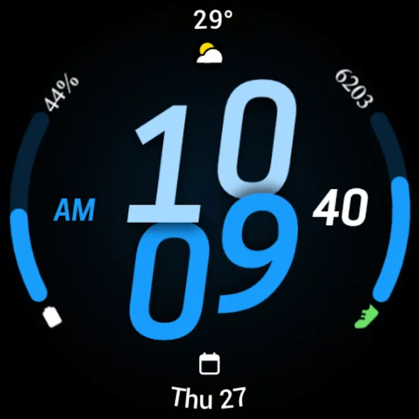 MDS452 Digital Watch Face screenshot 10