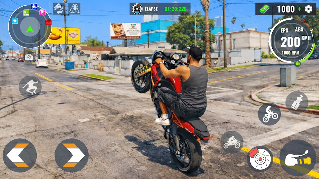 Extreme Bike Wheelie Gangster screenshot 6
