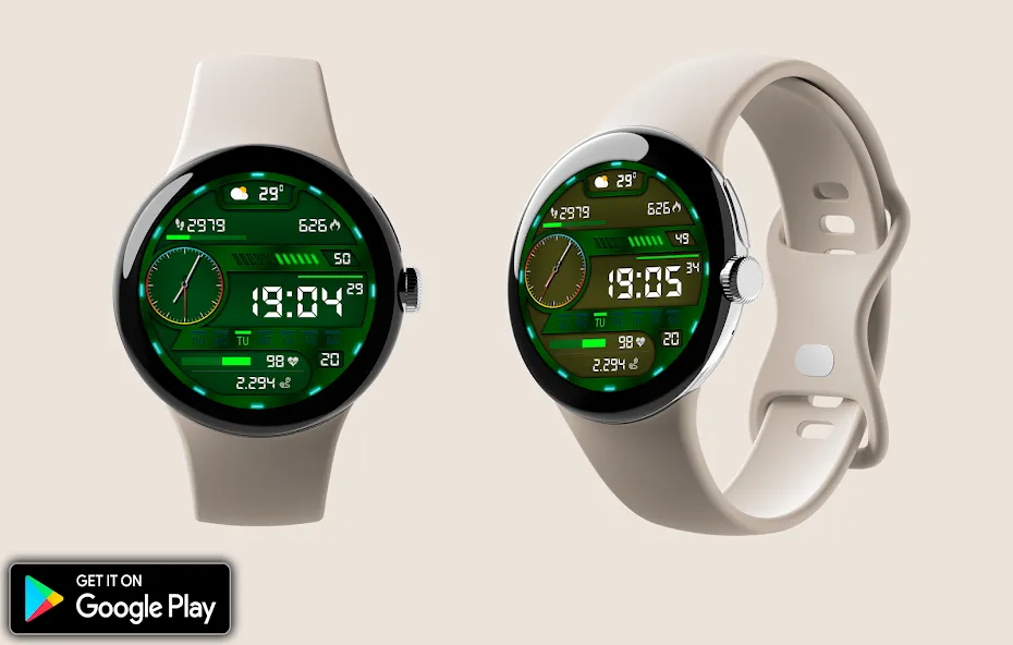 Digital Pirun Watch Face screenshot 2