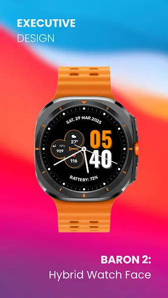 Baron 2: Hybrid Watch Face screenshot 3