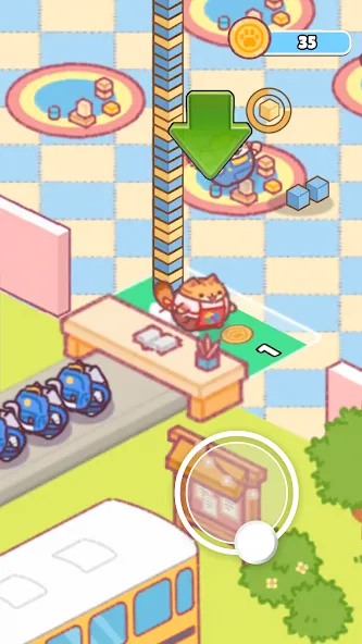 고양이 학교 : 귀여운 방치형 타이쿤 게임 screenshot 1