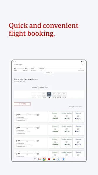 Austrian Airlines screenshot 16
