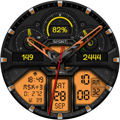 Hybrid NIKANA WS39 Watch face screenshot 18