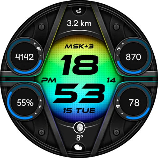 Digital Omekewi Watch face screenshot 25