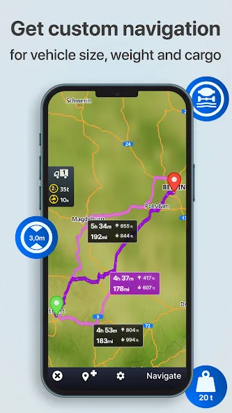 Sygic GPS Truck & Caravan screenshot 2