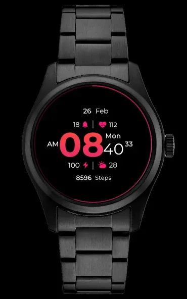 SM Gradient Hour Watch Face screenshot 2