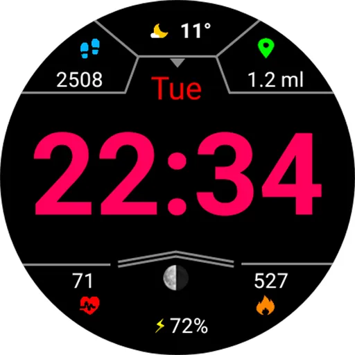 Digital Pinab Watch Face screenshot 20
