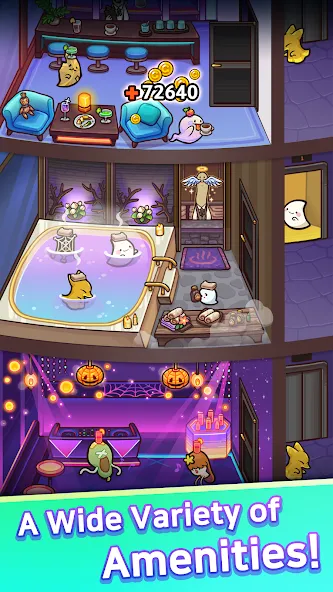 Idle Ghost Hotel - Cozy Games screenshot 4