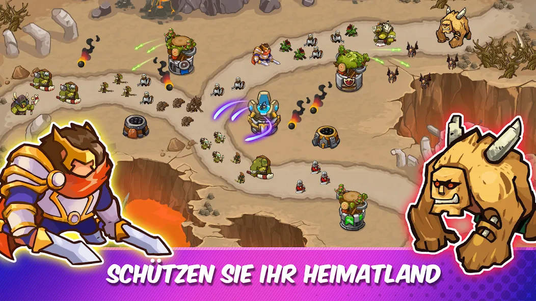 King of Defense: TD spiel screenshot 1