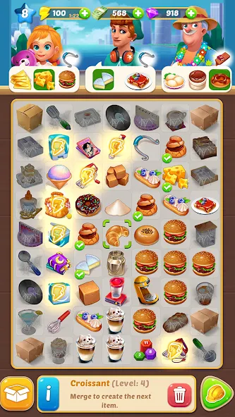 Merge Cafe Premium -Home Decor screenshot 2