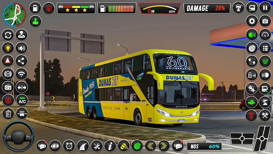 Mini Bus Coach Bus Driving 3D screenshot 5