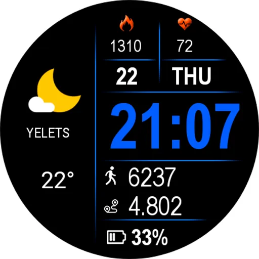 Digital Retix Watch Face screenshot 19