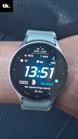 Satisfy 100 Digital watch face screenshot 4
