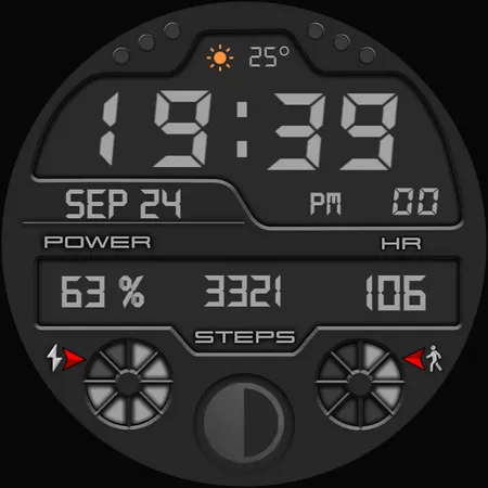 Modern Digital Watch Face screenshot 34