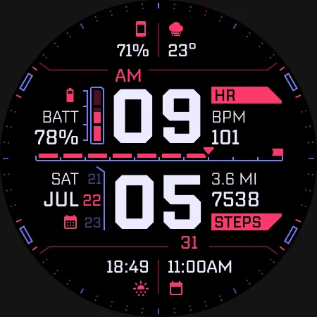 TKS 19 Arcadex Watch Face screenshot 11