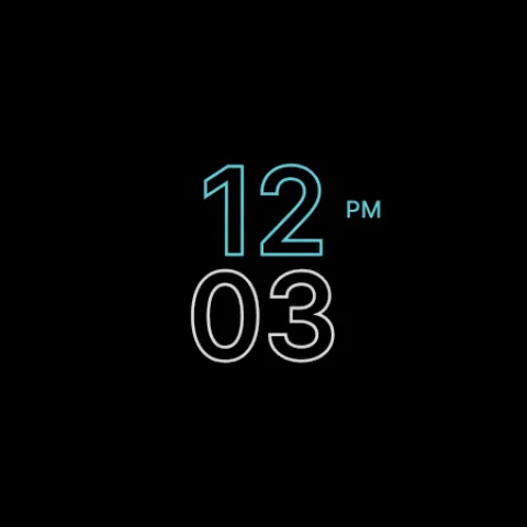 Black MX Watch Face screenshot 9