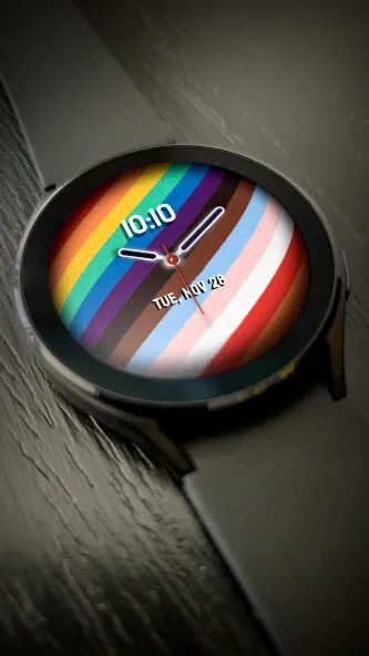 Pride Rainbow Love Watch Face screenshot 2