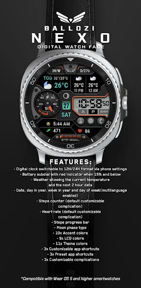 Ballozi NEXO - Digital Face screenshot 2