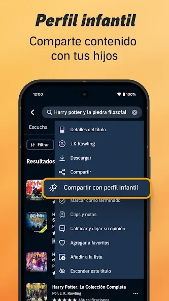 Audible:audiolibros y podcasts screenshot 4