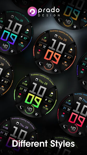 PRADO 76 Digital Watch Face screenshot 5