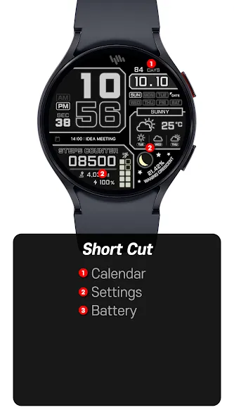 SamWatch Digital Neon 3 screenshot 3