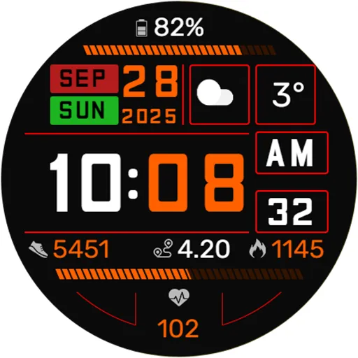 DIGI CONDUE Watch face screenshot 16