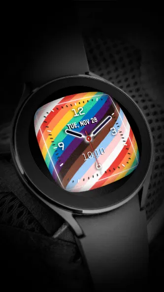 Pride Rainbow Love Watch Face screenshot 1