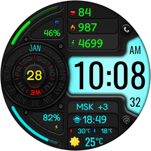 DIGI LITRACON CTS79 Watch face screenshot 18