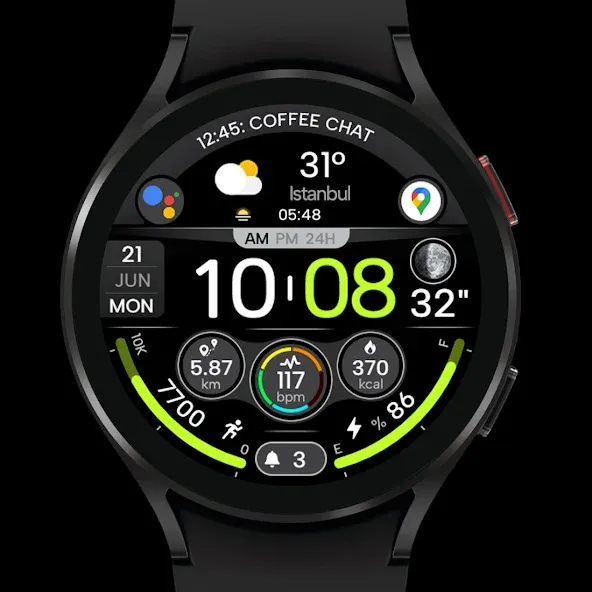 Digi Dash Clock - Watch Face screenshot 8