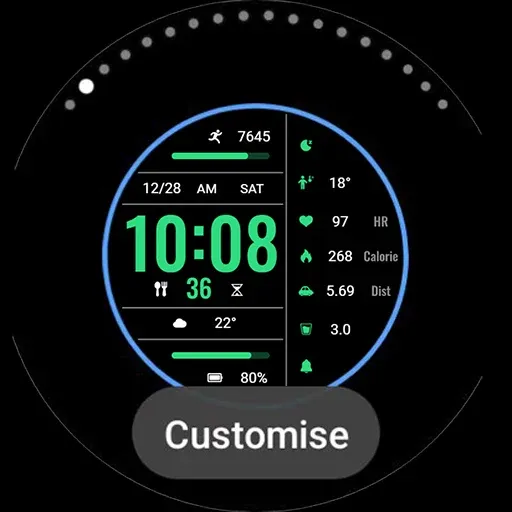 Practical Dark Green ZkinWatch screenshot 37