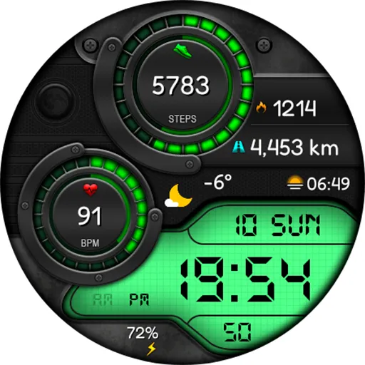 Digital Artumi Watch face screenshot 17
