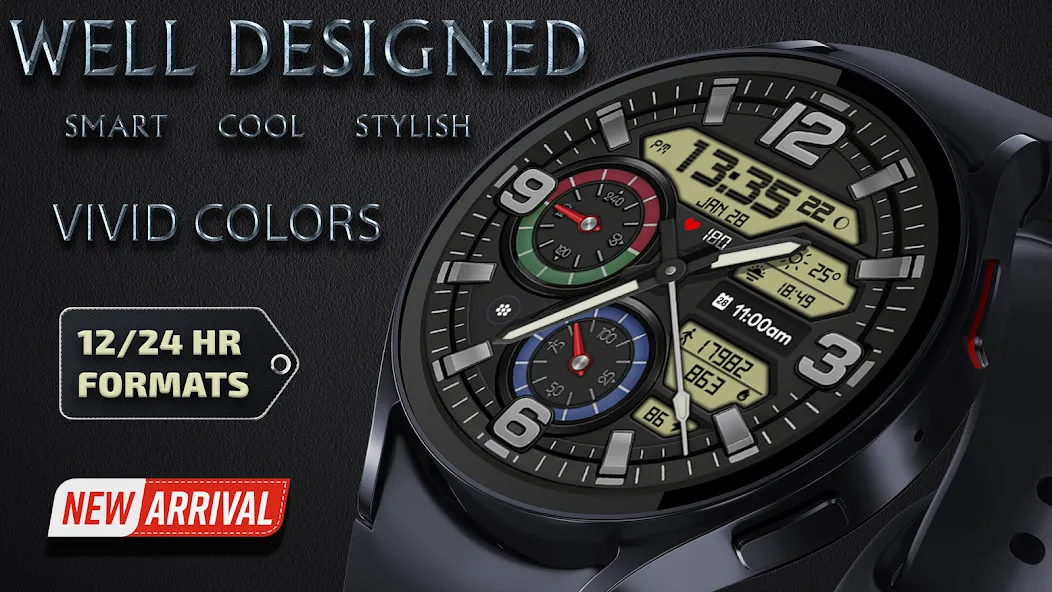 Vectora One Hybrid Watch Face screenshot 3