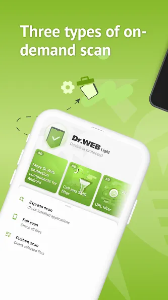 Anti-virus Dr.Web Light screenshot 1
