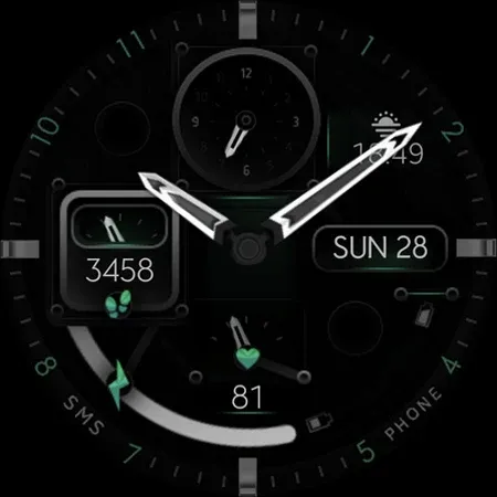 Dream 104 Analog Watch Face screenshot 11