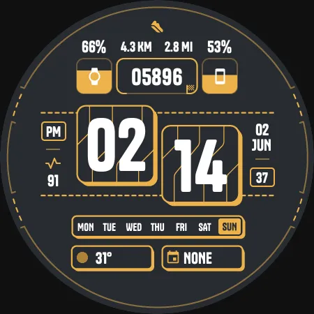 TKS 05 Borderline Watch Face screenshot 16