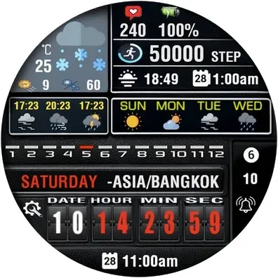 N-SPORT746 Digital Watch Face screenshot 13
