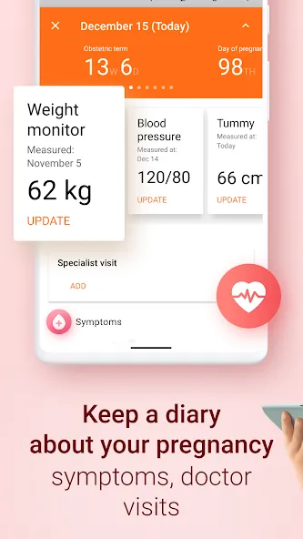 Pregnancy and Due Date Tracker screenshot 3