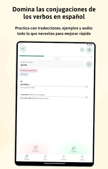 Español verbos y conjugaciones screenshot 15