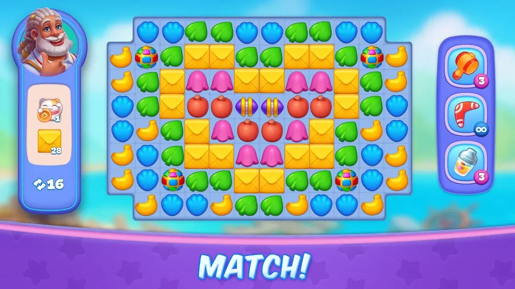Tropicmania: Match-3 adventure screenshot 3